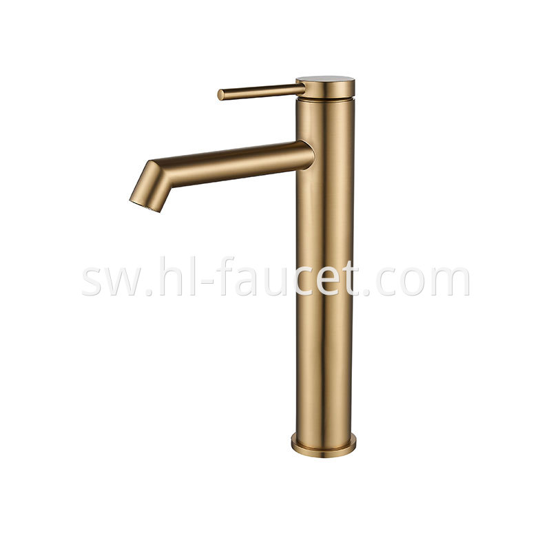 Brushed Gold Widespread Bathroom Faucet